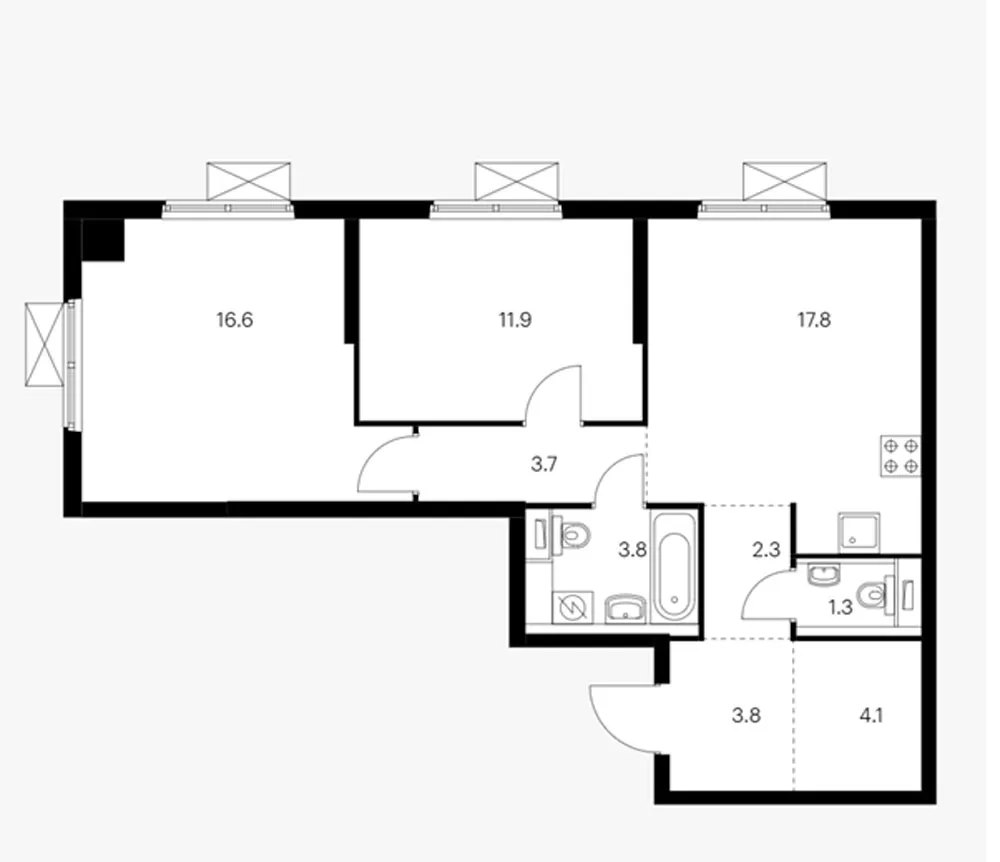 Дизайн «под ключ» для 2-комнатной квартиры в ЖК «Измайловский лес» - фото №2