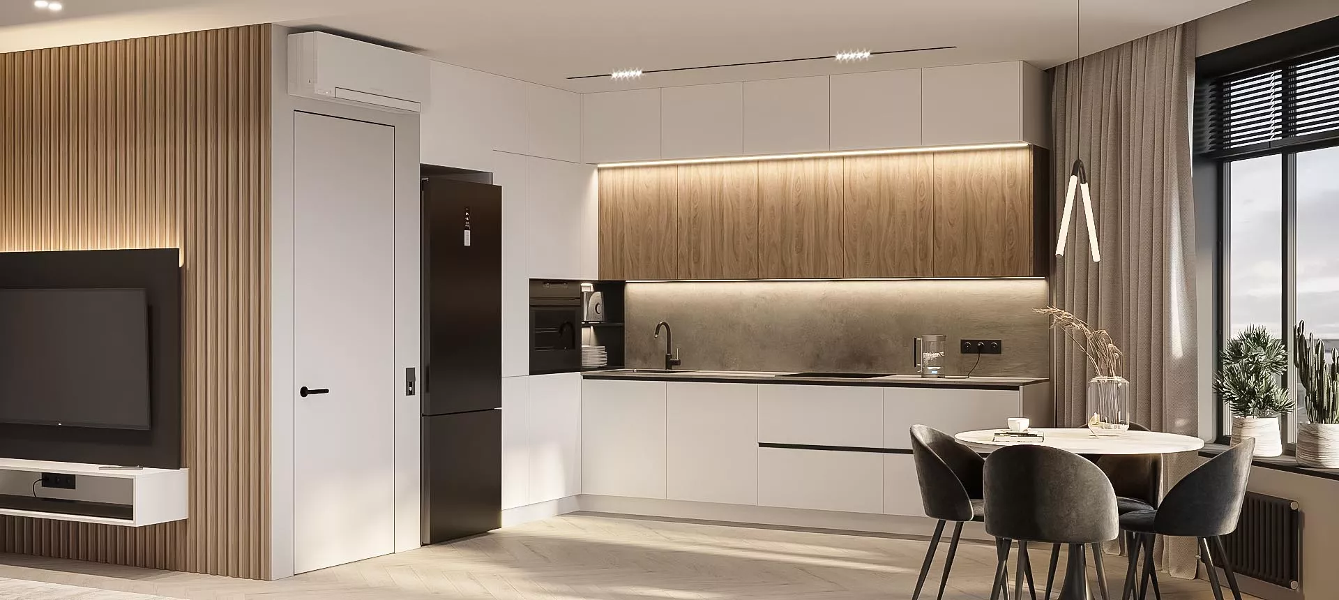 Белый / Орех Карини белёный 