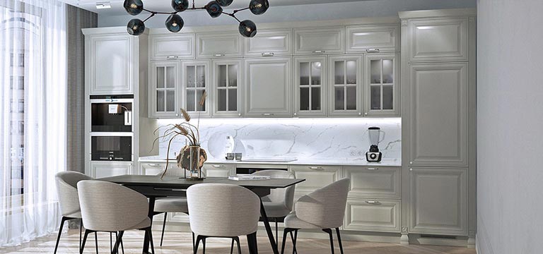 Дизайн кухни в стиле неоклассика