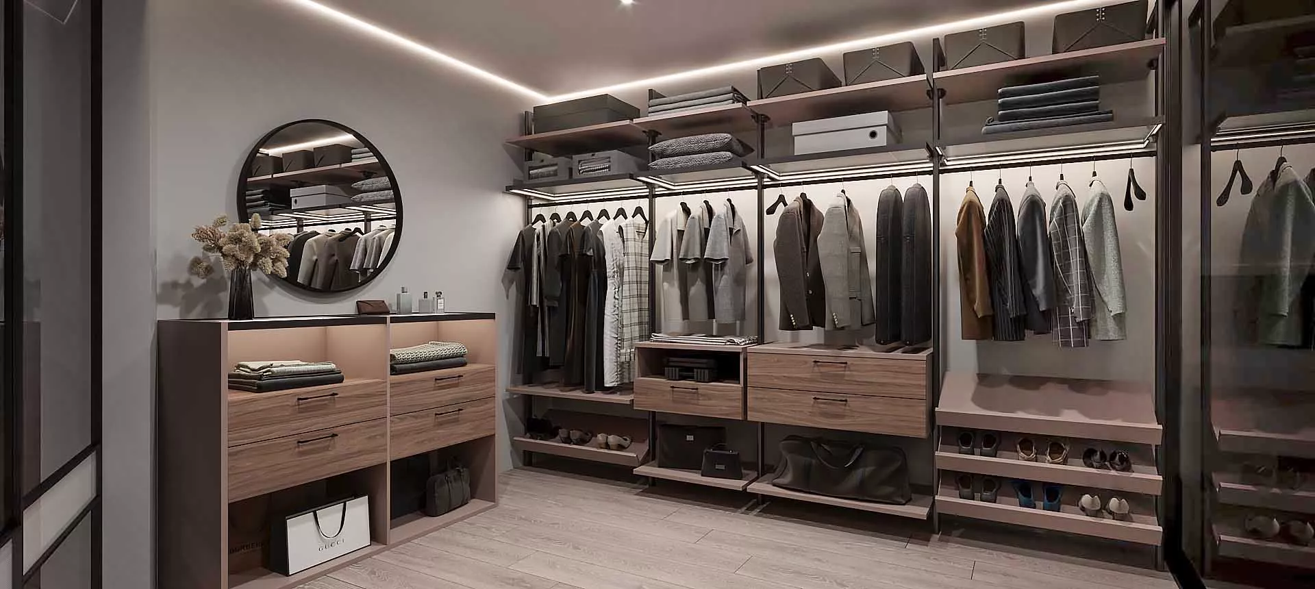 Орех Карини белёный / Розовый&nbsp;кварц&nbsp;матовый&nbsp;