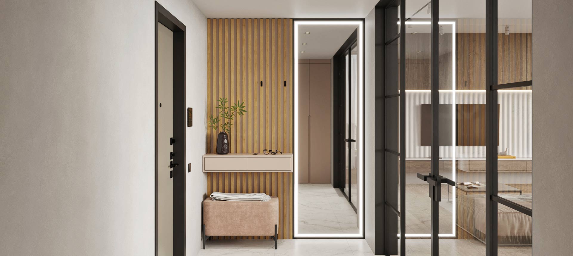 Дуб Винченца / эмаль цвет NCS S 2005-У40R 