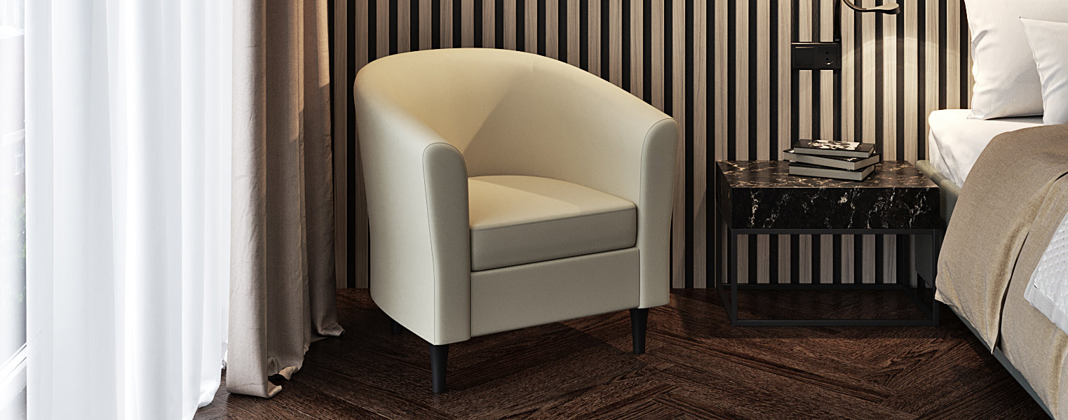 Кресло Маргарита в коже - фото No 2