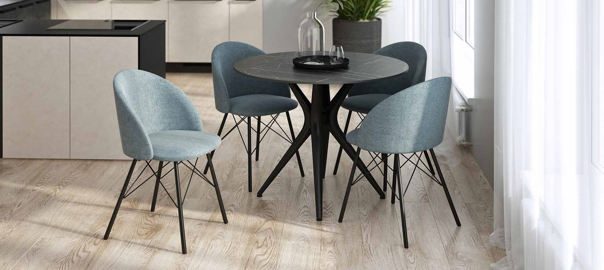 микровелюр NEWTONE цвет Aqua blue