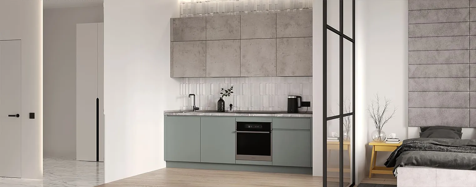 Кухня Фабио Комфорт сет 18 (2.5 м, прямая) - фото № 4