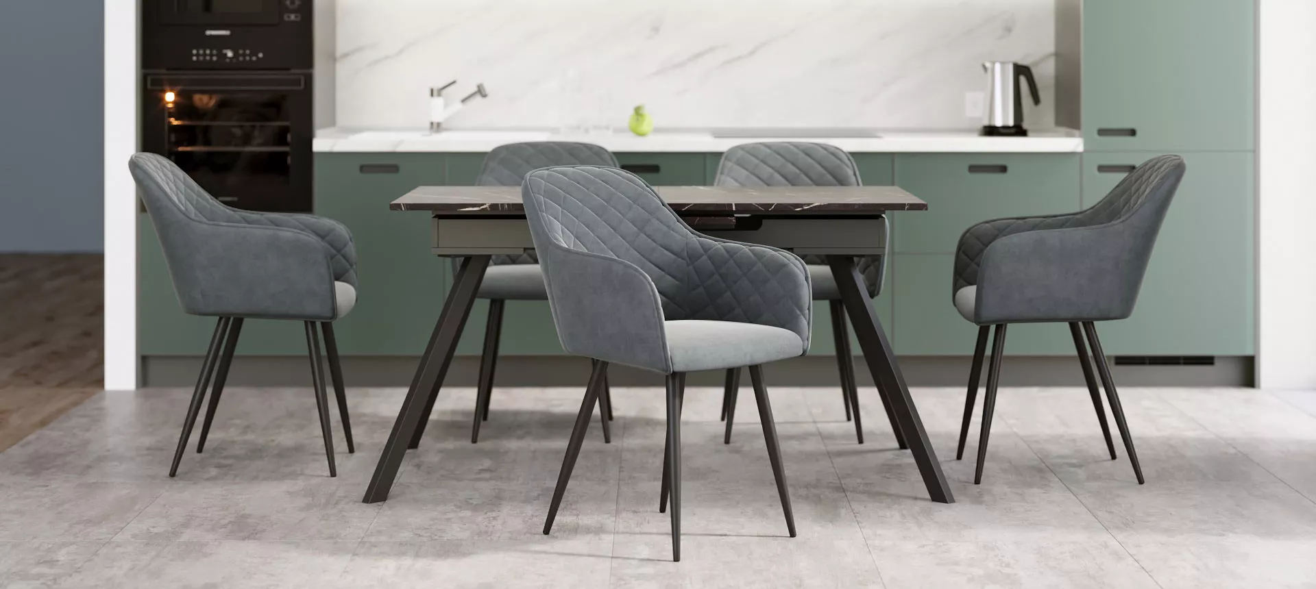 велюр Verona цвет 757 Azure