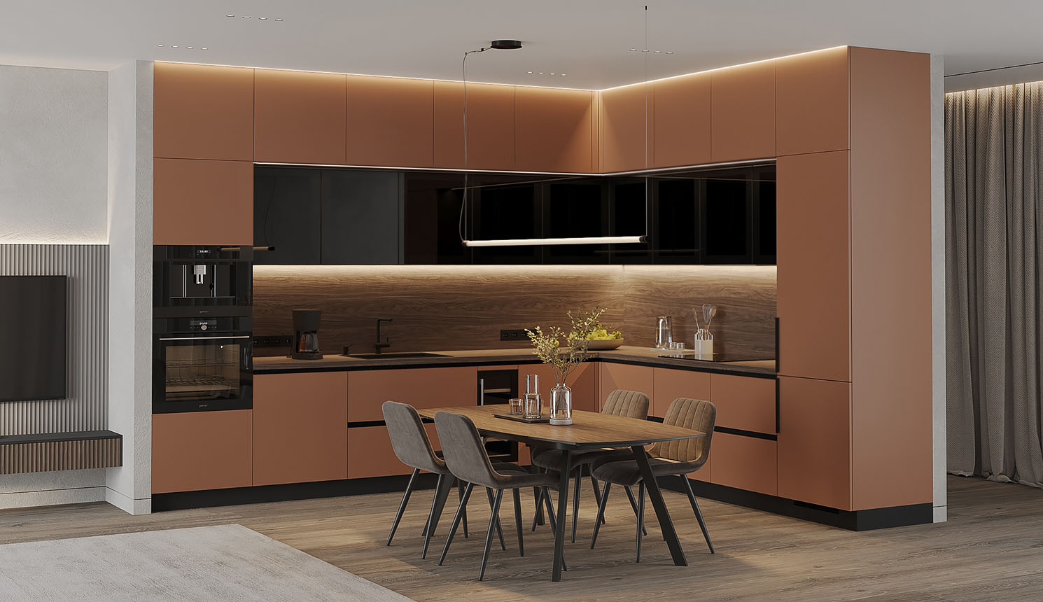 Как оформить кухню в темных тонах. Советы экспертов