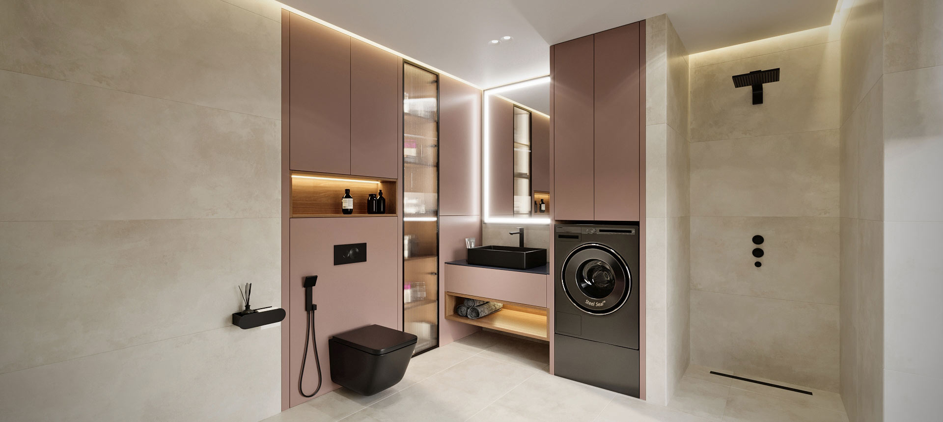 Розовый кварц матовый