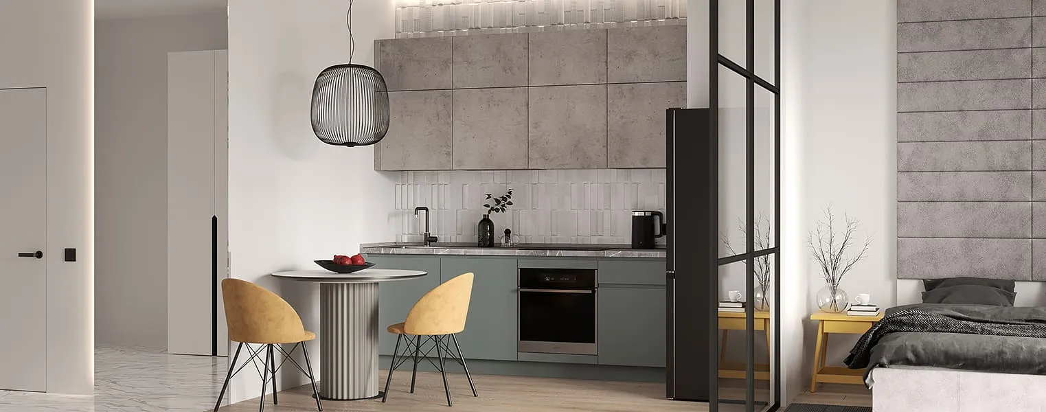 Кухня Фабио Комфорт сет 18 (2.5 м, прямая) - фото № 3