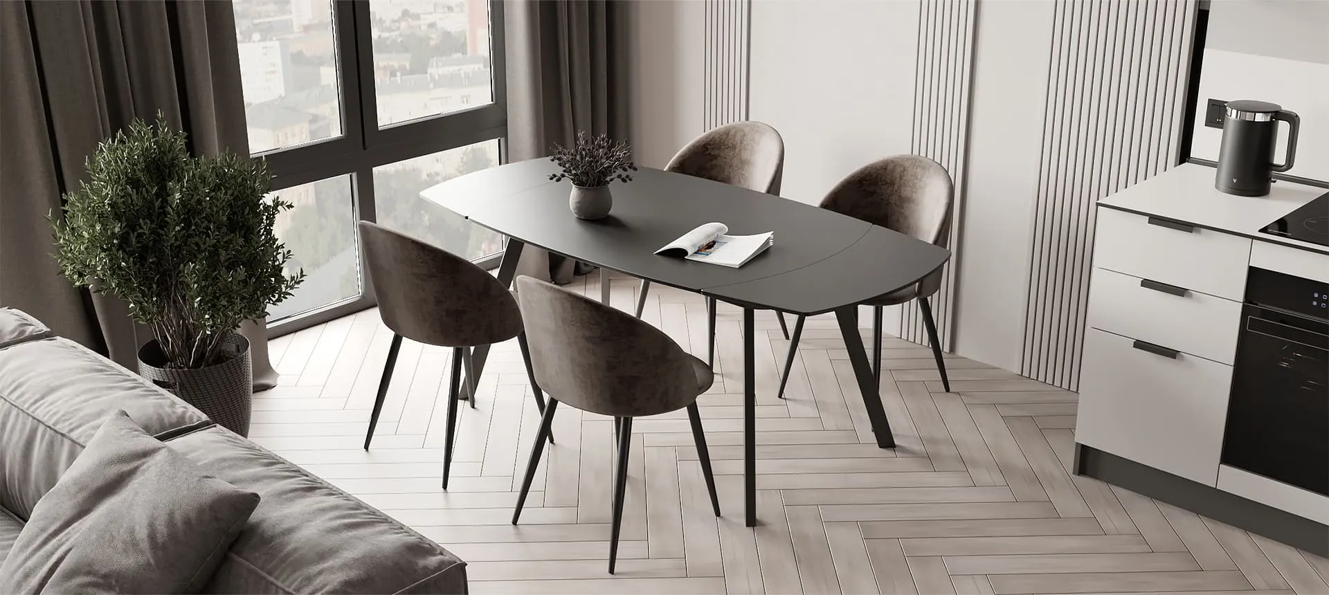 компакт-плита цвет Чёрный