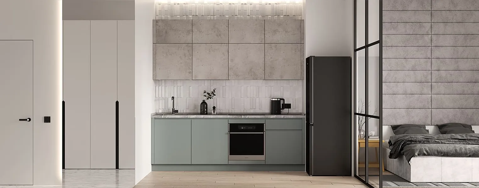 Кухня Фабио Комфорт сет 18 (2.5 м, прямая) - фото № 2