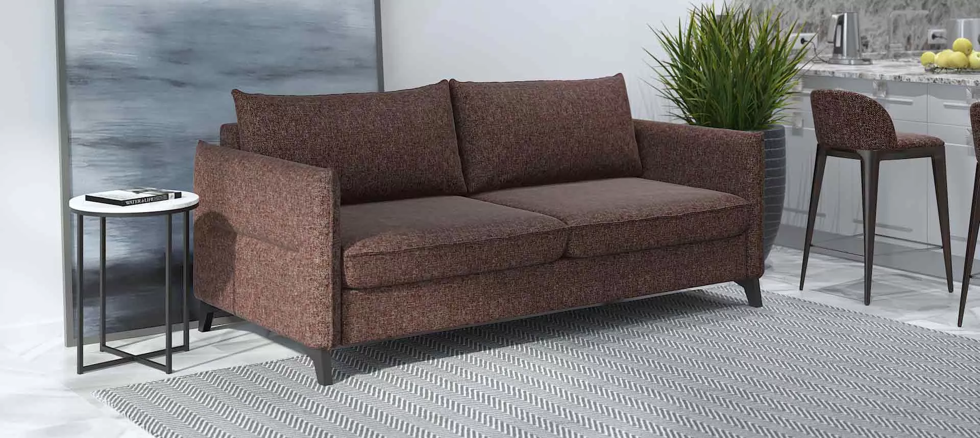 рогожка MILANO цвет 20 Granite