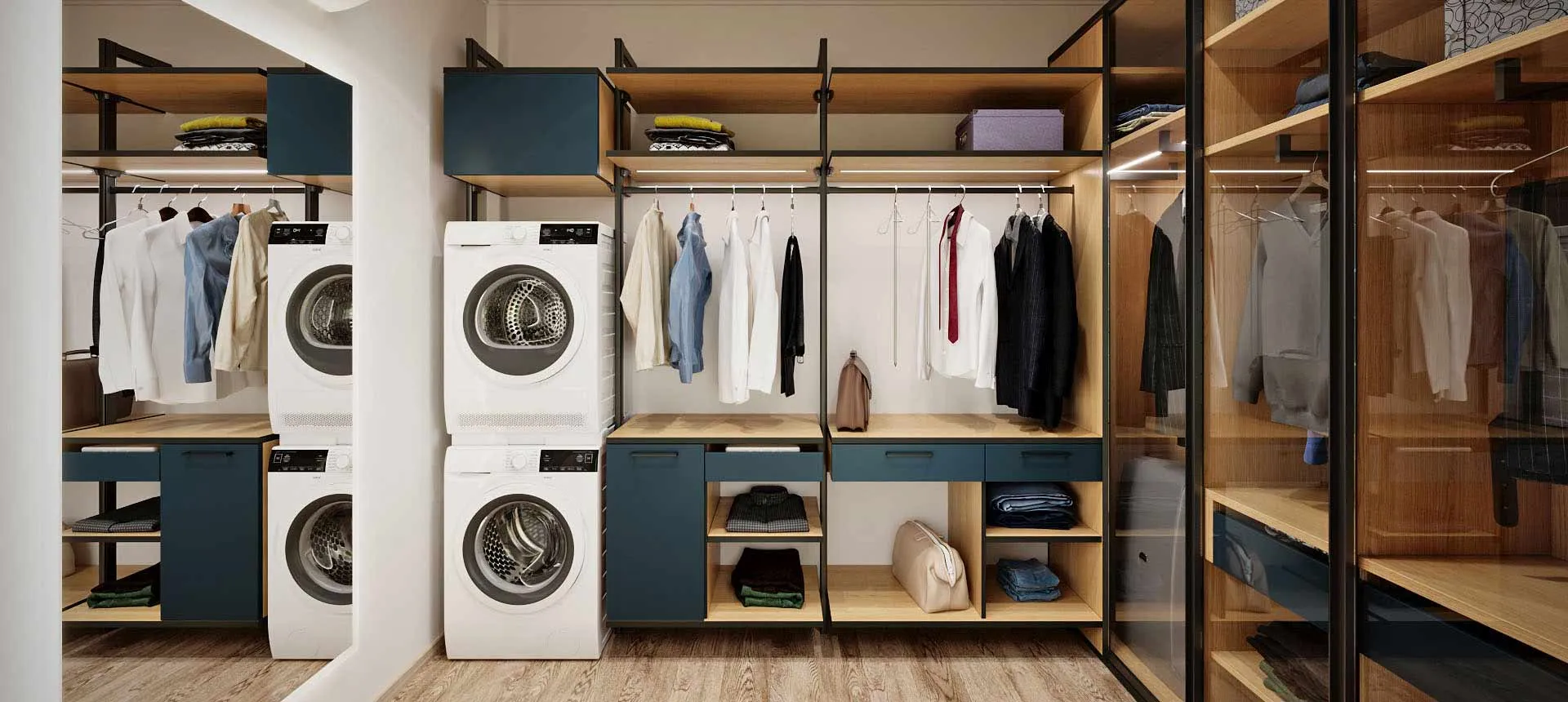 Аквамарин матовый / Дуб&nbsp;Винченца&nbsp;