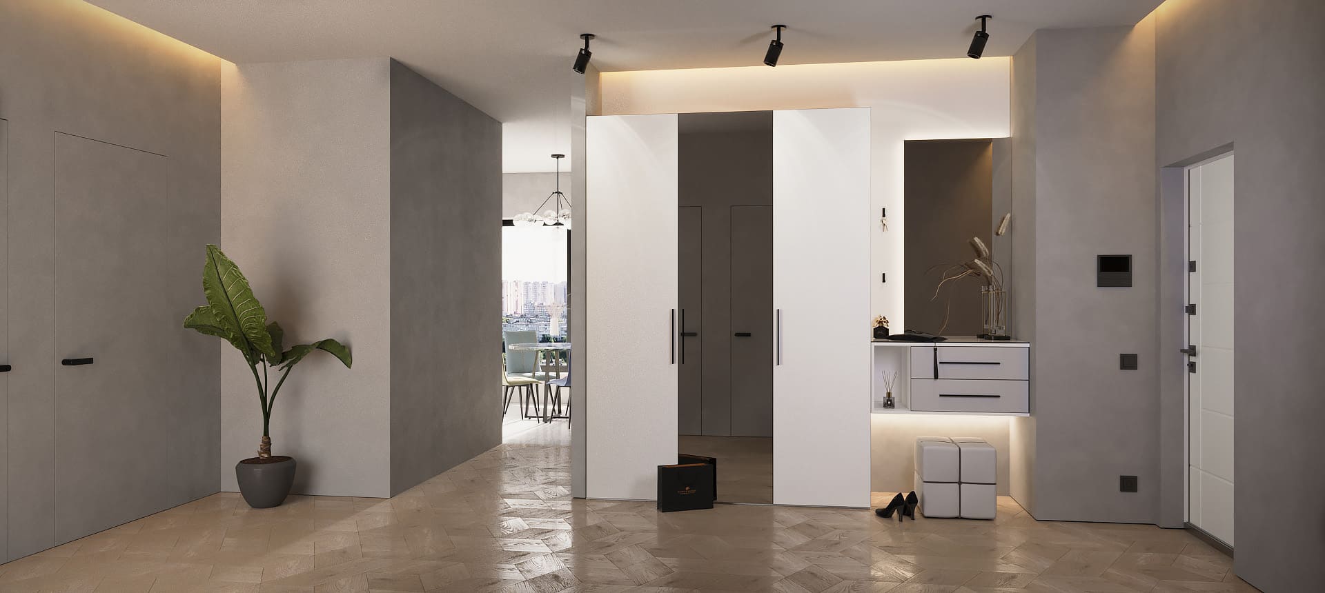 стекло Lacobel цвет RAL 9003 / Горный хрусталь