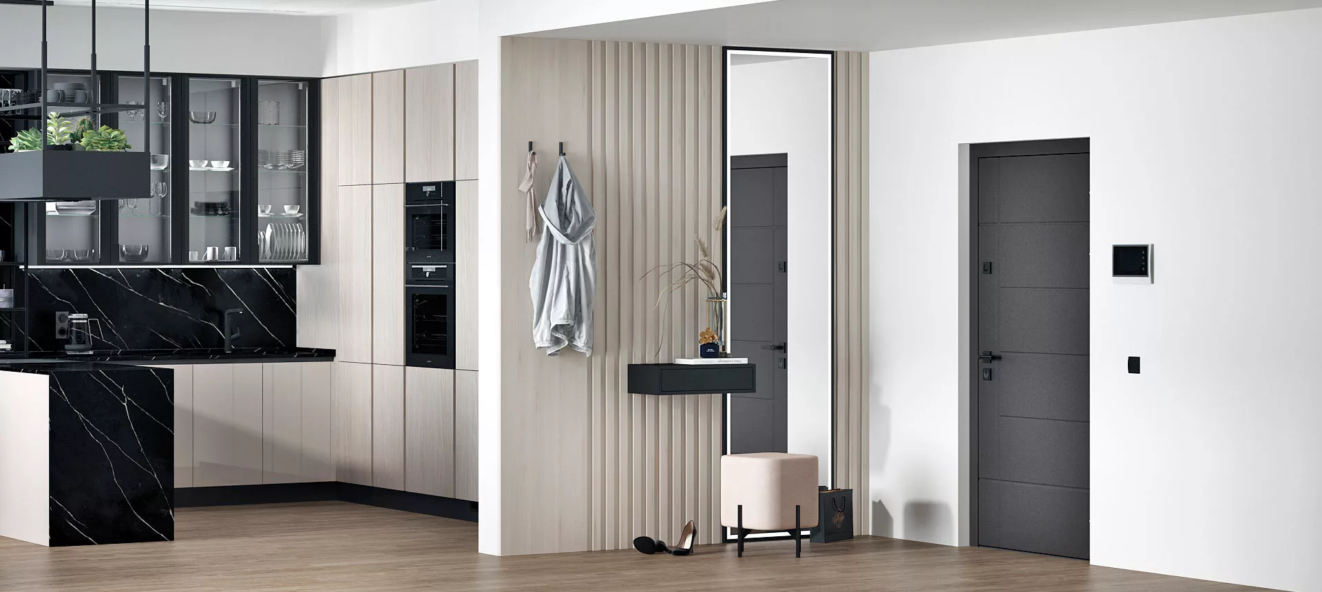 Сосна Аланд / эмаль&nbsp;цвет&nbsp;Чёрный&nbsp;