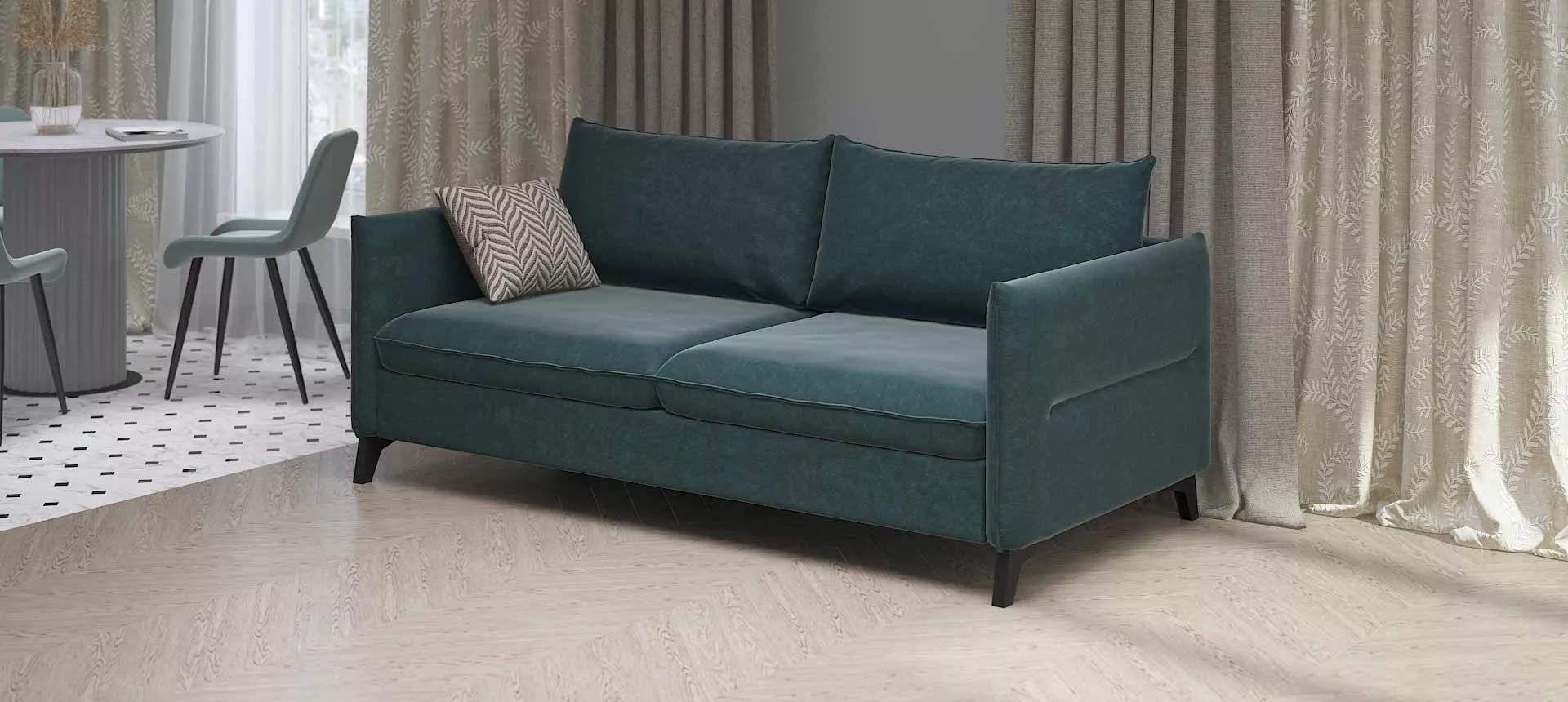 велюр Grand цвет Mint