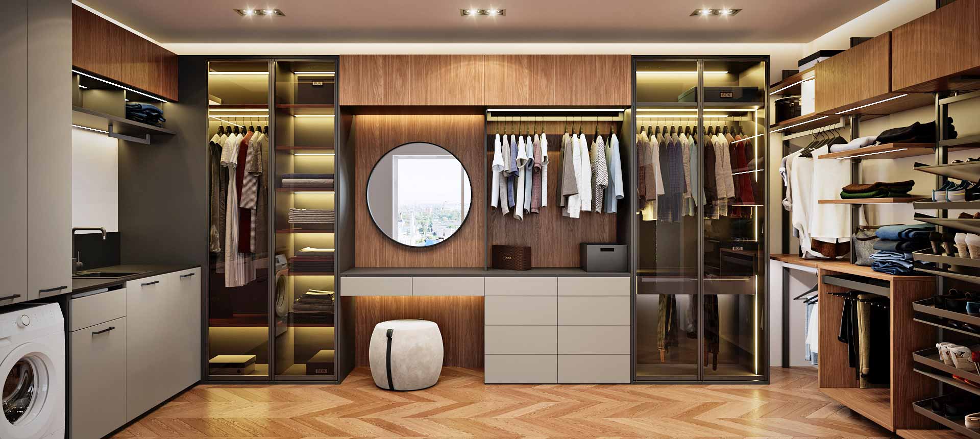 Пепельный Аметист матовый / Орех Линкольн 