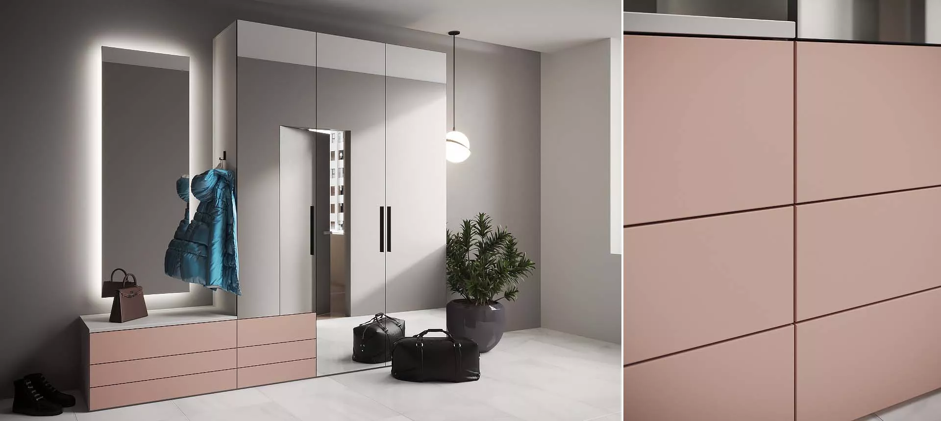 Розовый кварц матовый