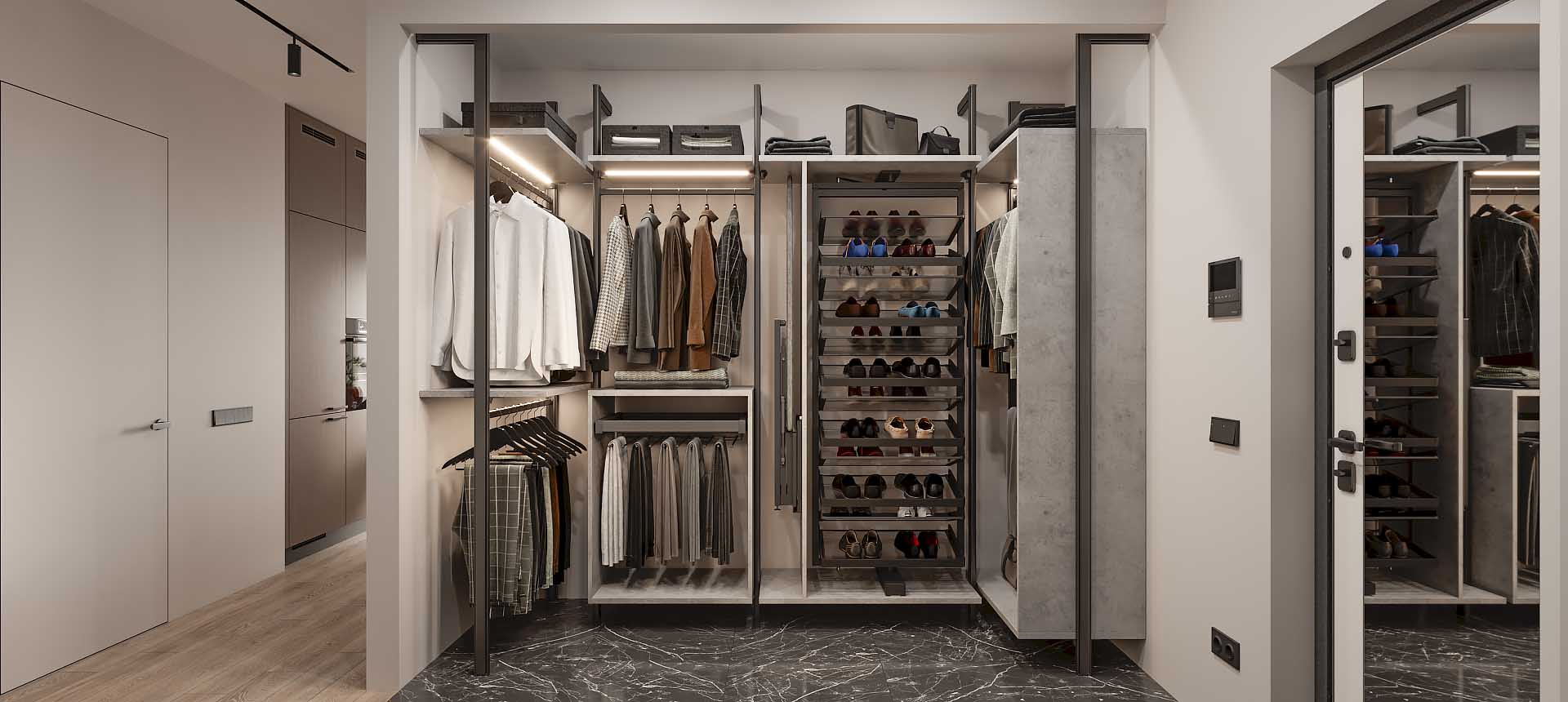 Бетон Чикаго светло-серый