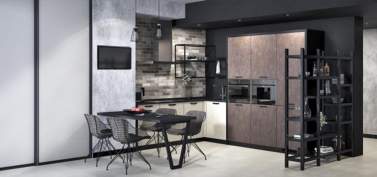 Кухни в стиле лофт: 100 фото дизайна интерьера