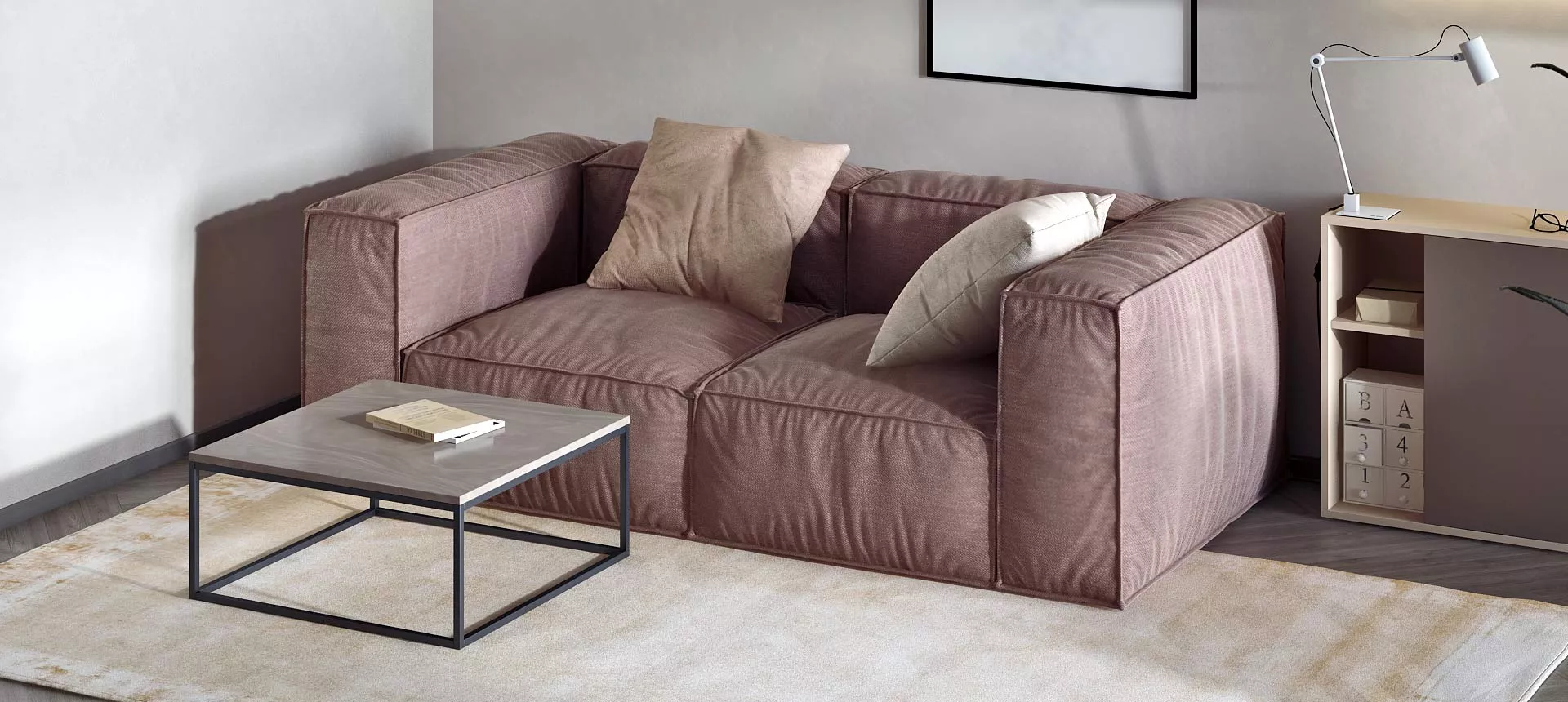 ткань FUROR plus цвет Deep taupe