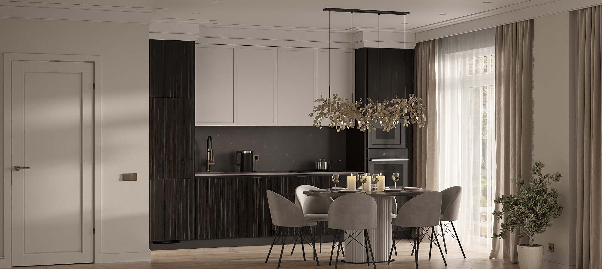 Эбен черный / эмаль цвет NCS S 1002-R50B 