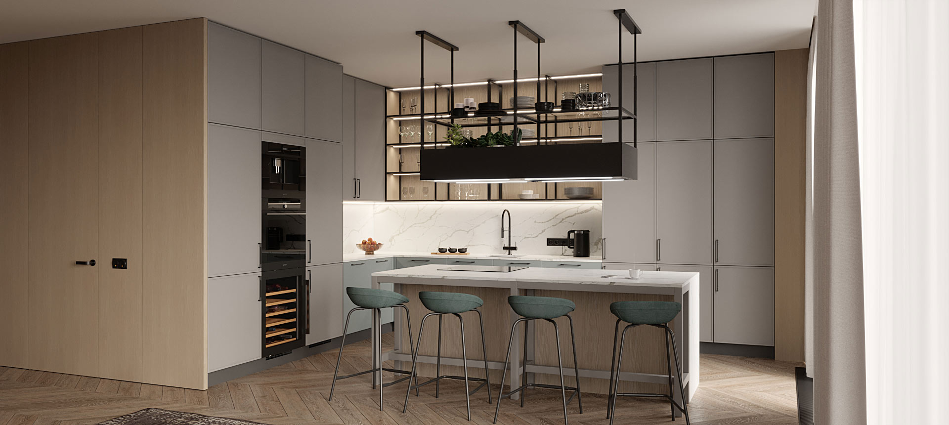 эмаль цвет NCS S 3500-N / Лунный топаз матовый 