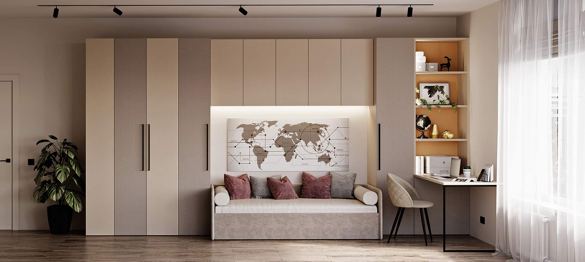 Кашемир серый / Альпака 