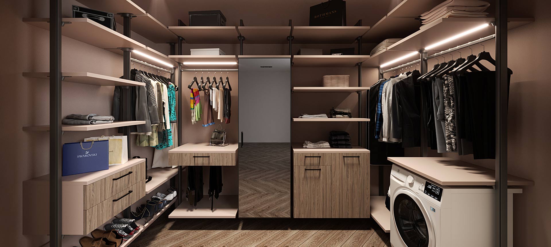 Орех Карини белёный / Кашемир серый 