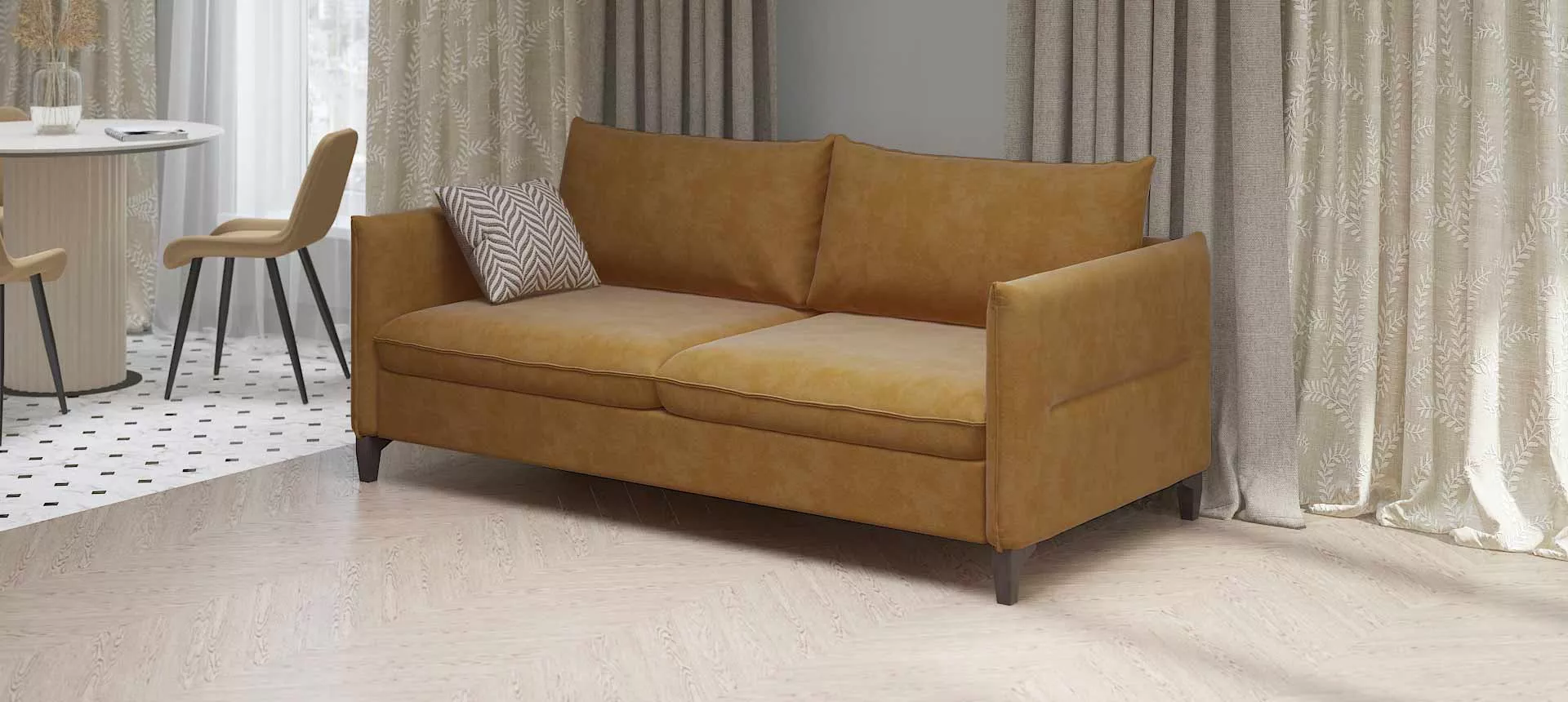 велюр Grand цвет Gold