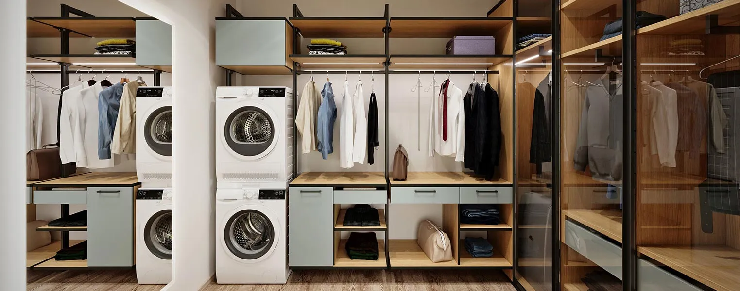 Прачечная в гардеробной 2 - фото No 3