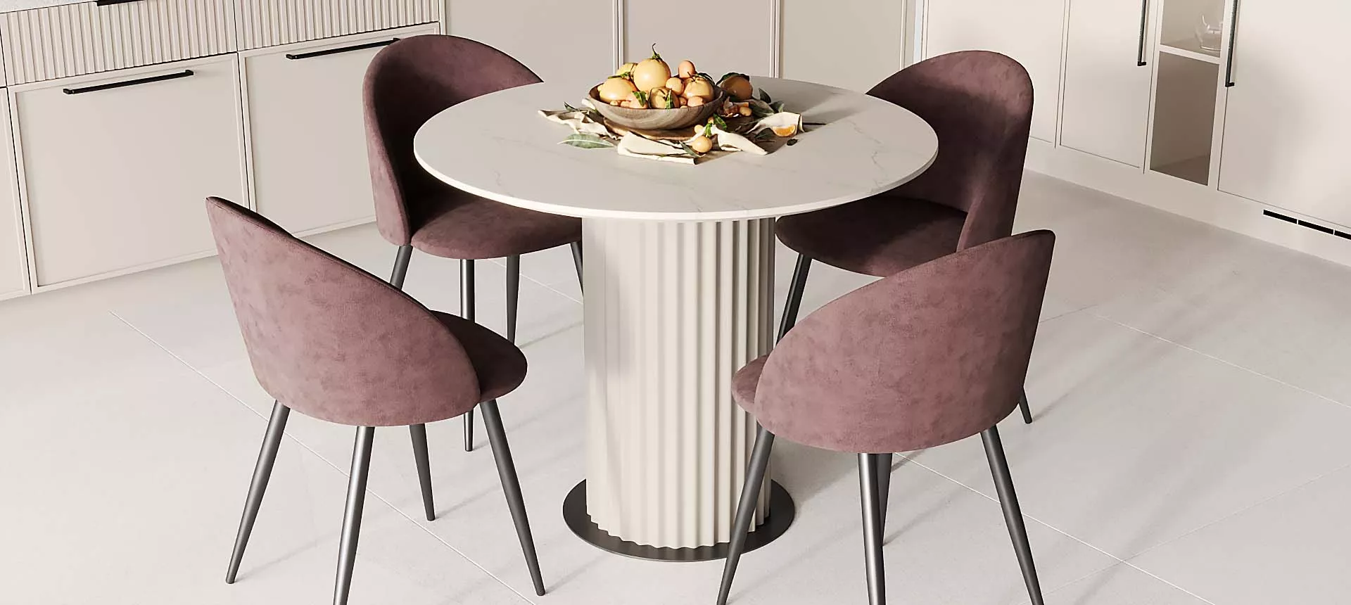 искусственный камень Мрамор бежевый / эмаль&nbsp;цвет&nbsp;RAL&nbsp;1013&nbsp;