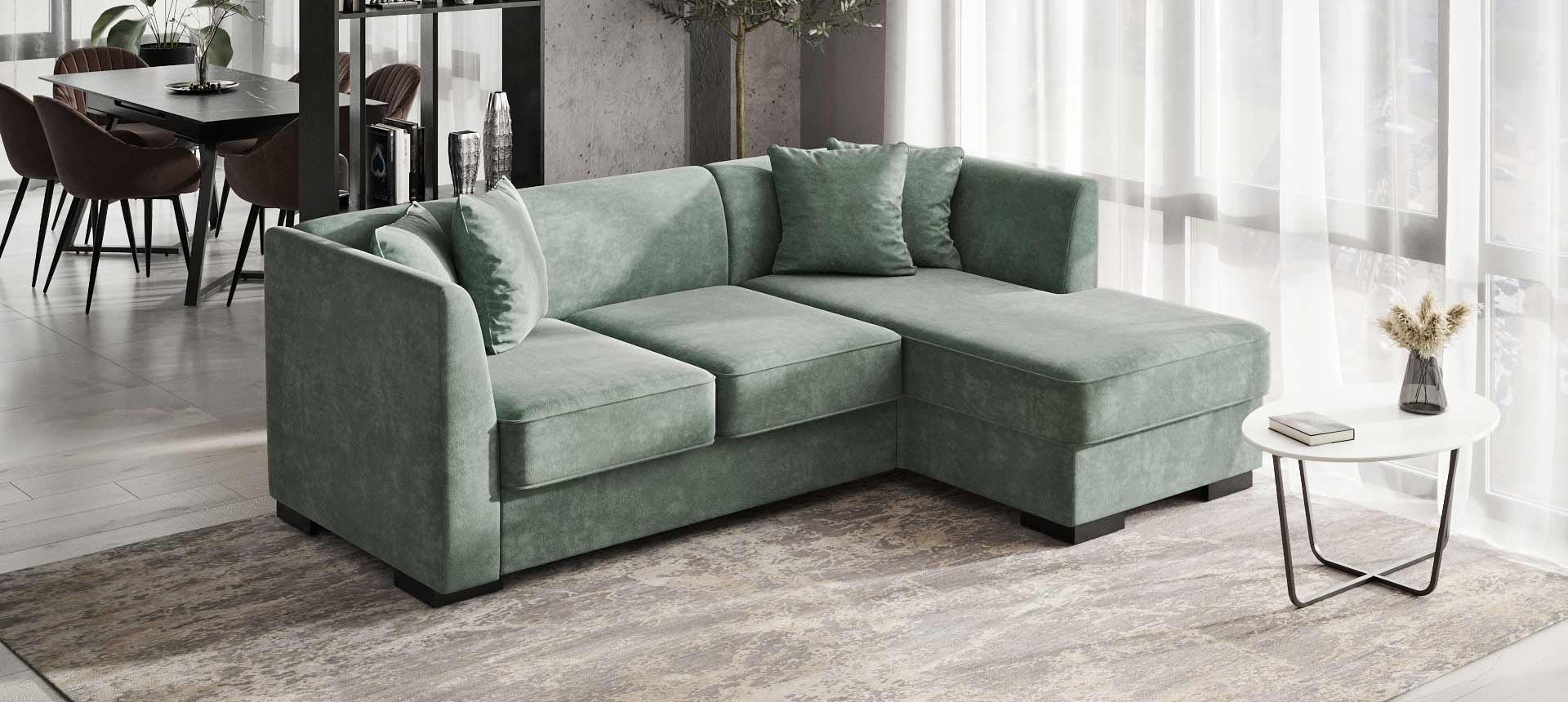 велюр Grand цвет Moss