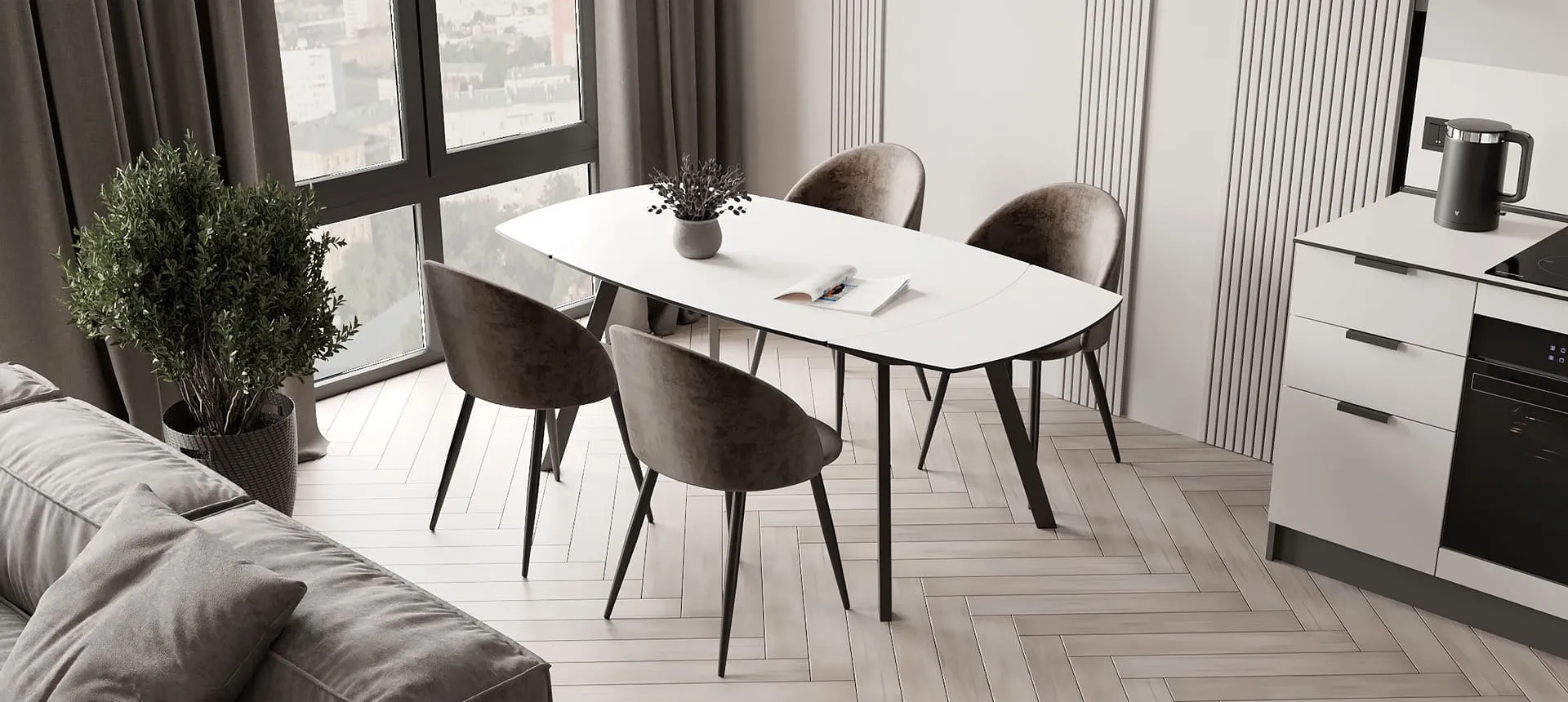 компакт-плита цвет Белый