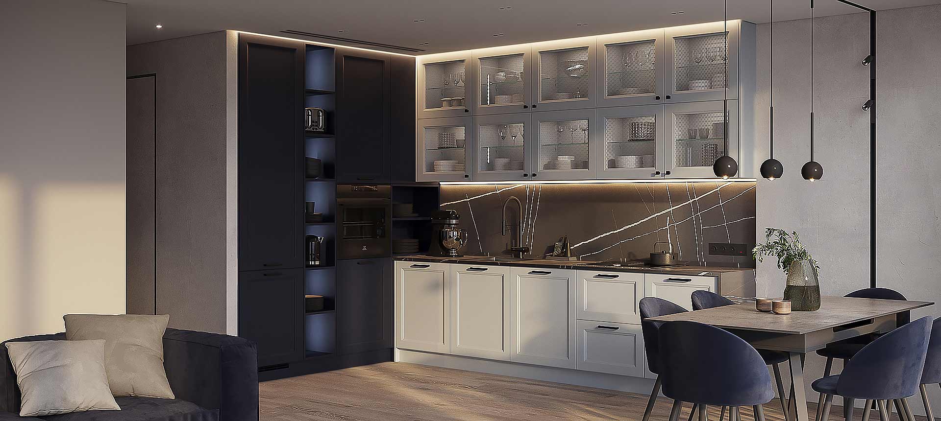 эмаль цвет NCS S 2020-R80B / NCS S 7010-R90B 