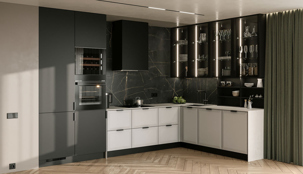 Как оформить кухню в темных тонах. Советы экспертов - фото №23