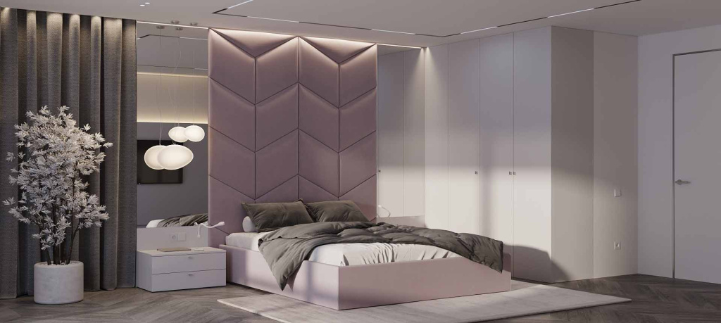 Технологии, минимализм и уют: тренды в дизайне современной спальни - фото №8