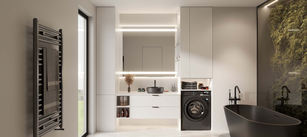 Полки против шкафов: что лучше для ванной, прихожей, кухни и спальни - фото №15