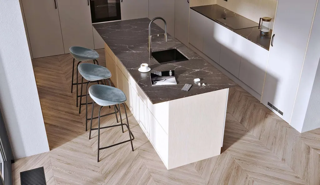 Надежность, стиль, долговечность: вся правда о кварцевом агломерате для кухни и ванной комнаты - фото №23