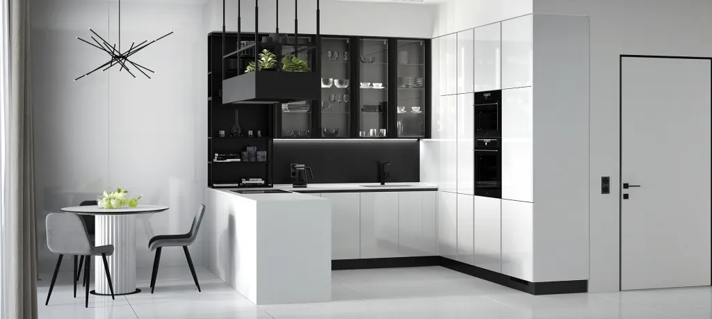 Дерево, стекло, металл: топ-20 сочетаний для современной кухни - фото №3