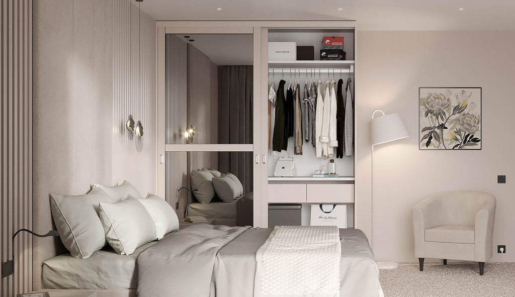 Как обустроить гардеробную на 3 кв. метрах - фото №9