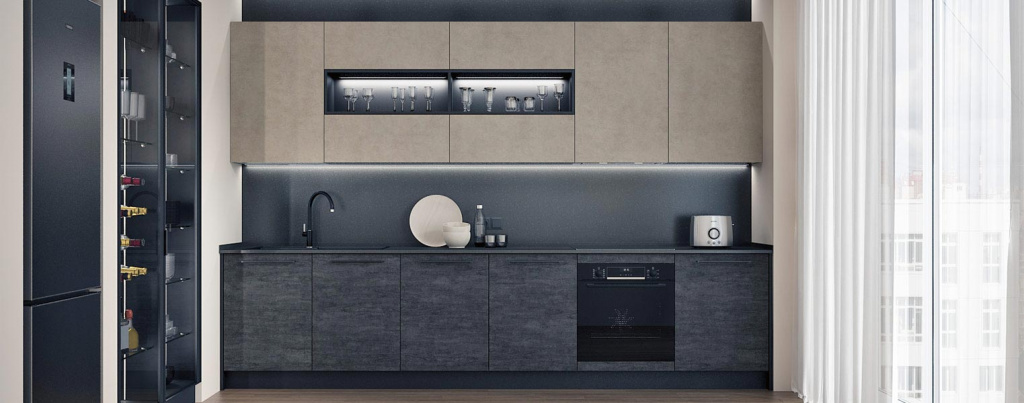 Кухни в стиле лофт: 100 фото дизайна интерьера - фото №69