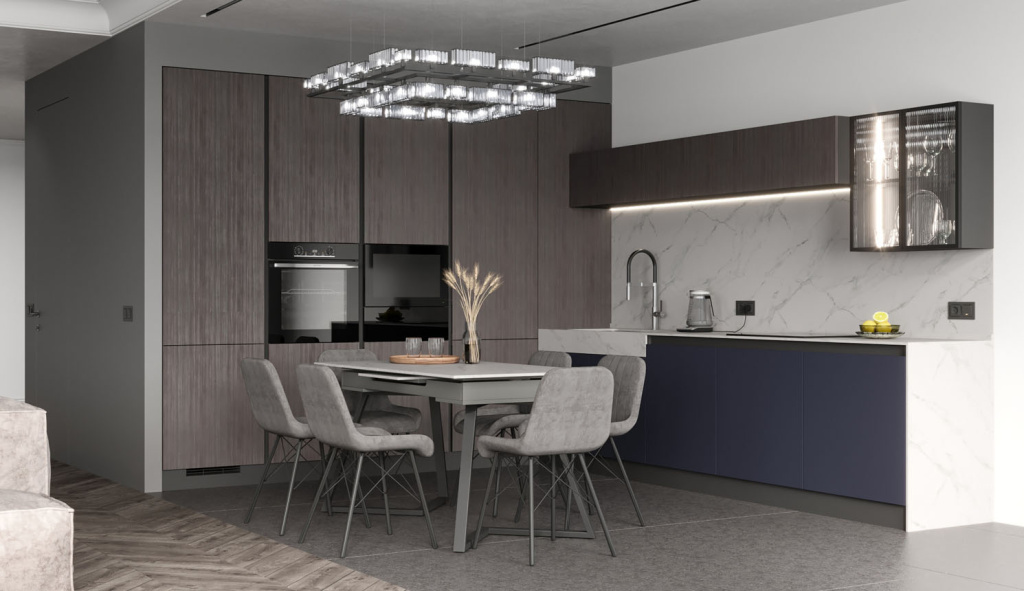 Дизайн кухни 2025-2026: новые тренды, идеи, советы дизайнеров - фото №114