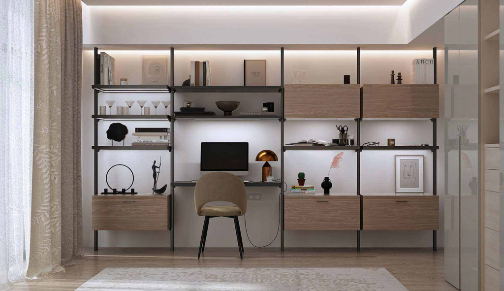 Полки против шкафов: что лучше для ванной, прихожей, кухни и спальни - фото №16