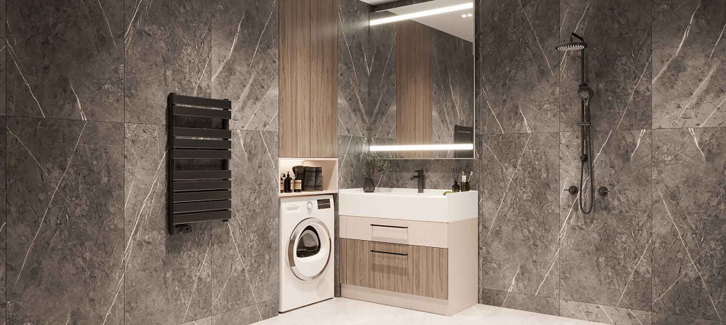 7 лайфхаков, как сделать удобную ванную в маленькой квартире - фото №13