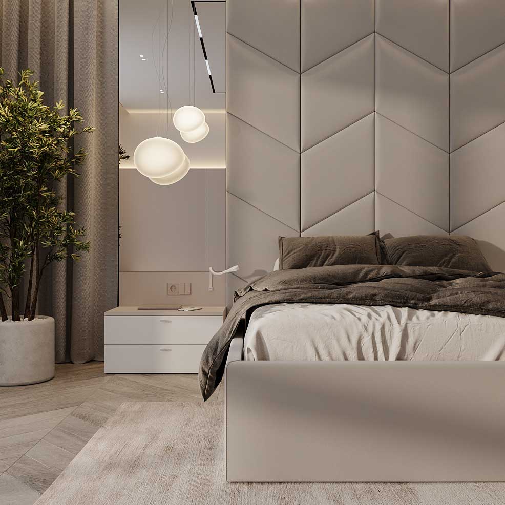 Модные тренды дизайна спальни - фото №2