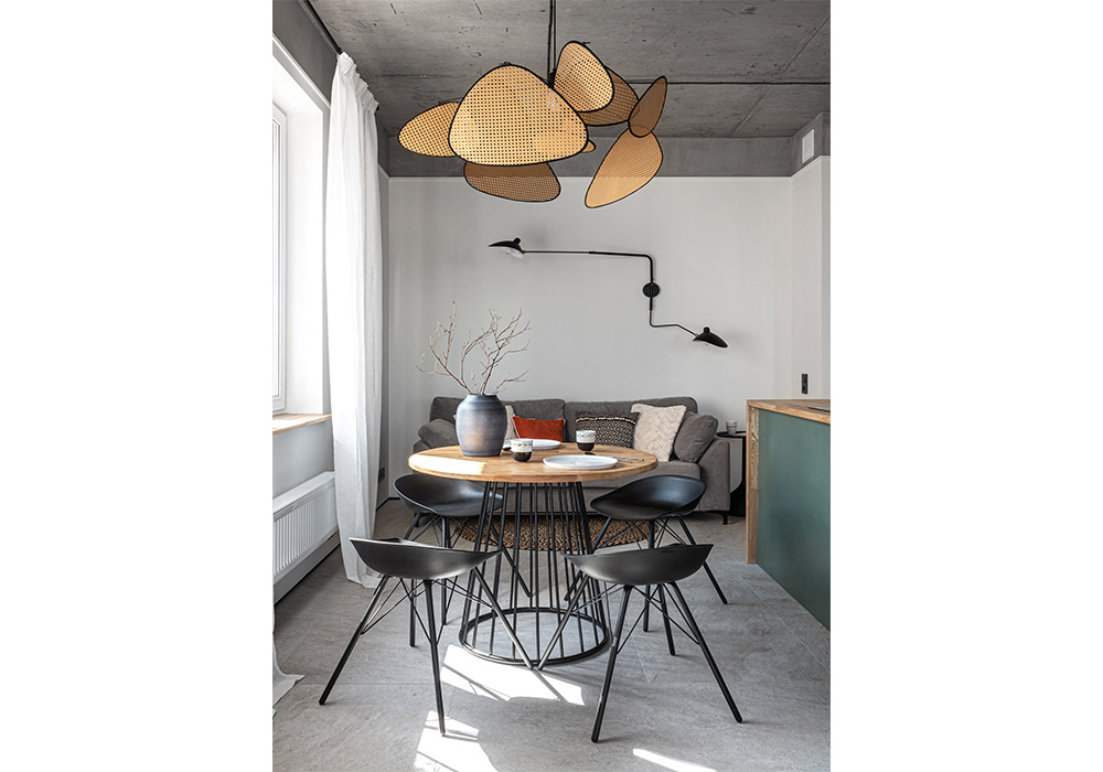 Северная сдержанность и южный темперамент в однокомнатной квартире - фото №11