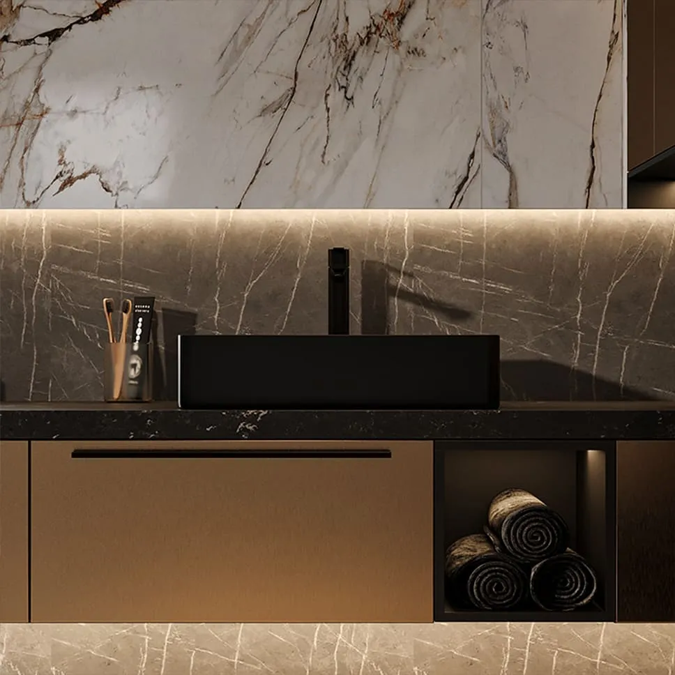 Надежность, стиль, долговечность: вся правда о кварцевом агломерате для кухни и ванной комнаты - фото №26