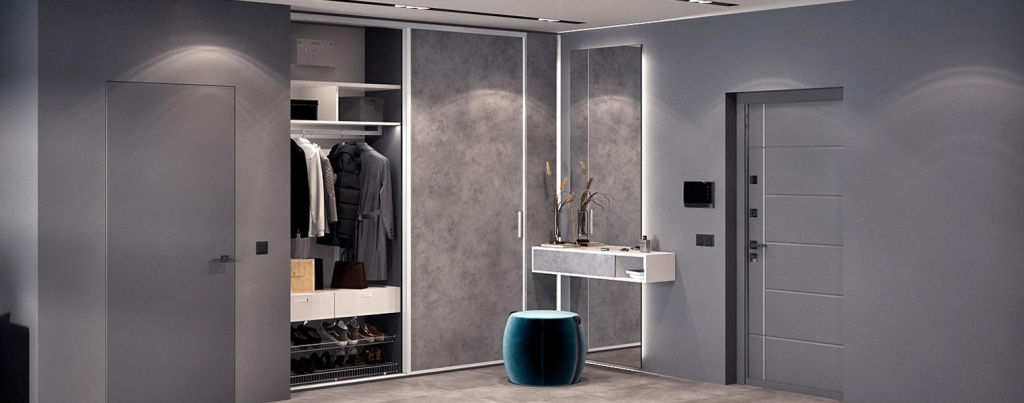 Как обустроить гардеробную на 3 кв. метрах - фото №24