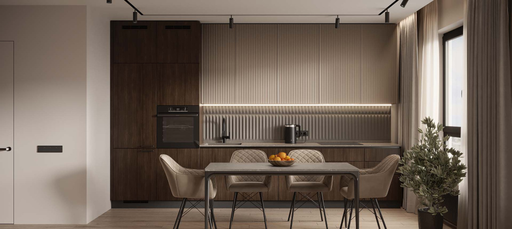 Как оформить кухню в темных тонах. Советы экспертов - фото №21