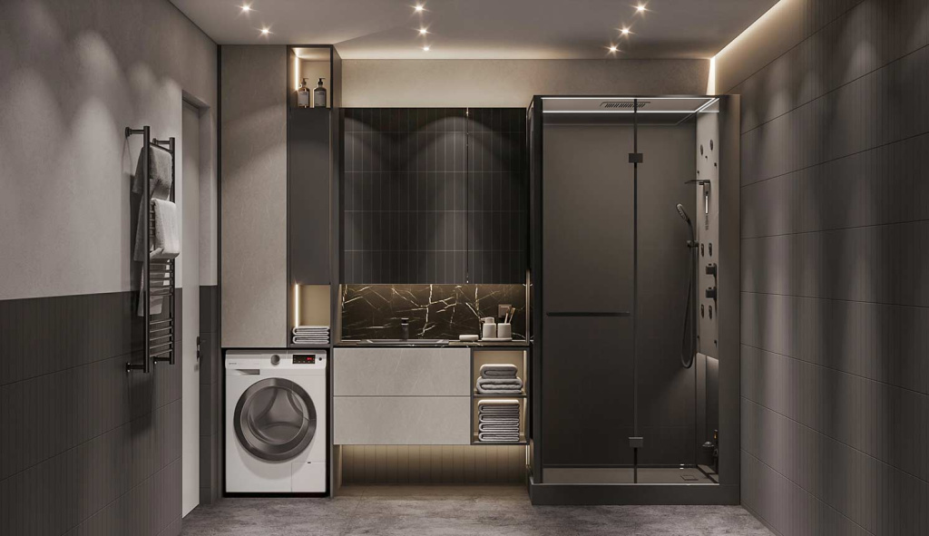 7 лайфхаков, как сделать удобную ванную в маленькой квартире - фото №21